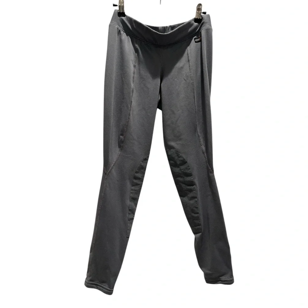 Kerrits Gray Riding Pants Leggings L - Flawed
